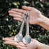 Set 2 Packed Boundless Voyage Camping Spork and Spoon Titanium Tableware Reusable Outdoor Flatware with Storage Bag