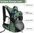 NONSAR 3L Hydration Backpack Pack with Insulated Water Bladder, Daypack for Hiking, Running, Climbing, Rave, Festival,
