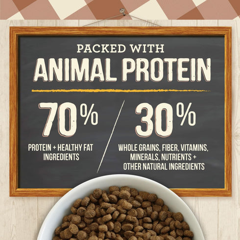 Merrick Purrfect Bistro Premium Healthy Grains Dry Cat Food for Adult Cats, 4.0 lb. Bag