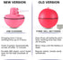 YOFUN Smart Interactive Cat Toy - Upgraded 360 Degree Self Rotating Ball, Pink USB Rechargeable Pet Toy with LED Light