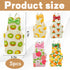 ZHLKHIOP 5-Piece Set Bird Diaper, Parrot Diaper, with Peach, Orange, Watermelon, Banana, Kiwi Designs, Comfortable Fit