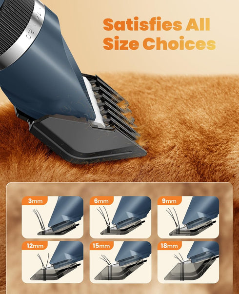 4 1 Trimmer Trimmers oneisall in Dog Clippers and Paw Grooming Kit, Low Noise Cordless Dog Clippers for Grooming Pet