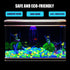 100 Pcs Colorful Glow in The Dark Pebbles for Fish Tank, Aquarium & Garden Walkway