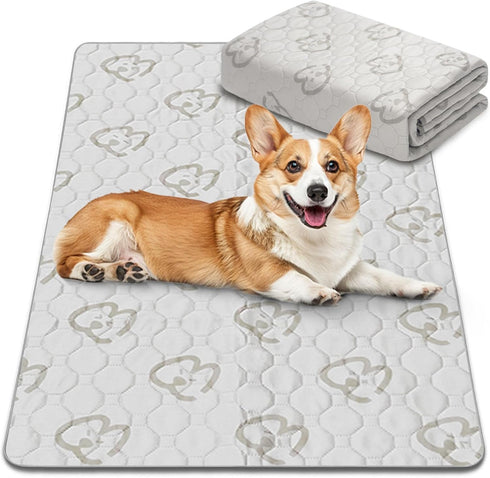 FXW Washable Pee Pads for Dogs, Super Absorbent Puppy Pads, 35" x 23", 2 Packs