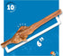 Jack&Pup Bladder Bully Sticks for Small Dogs - 6 Inch Baby Bully Stick Chew, Premium Grade All Natural Treats (10 Pack)
