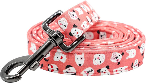 Elegant Little Tail Pink Dog Leash - Cute Durable Strong Pet Leash with Soft Handle for Small Medium Large Dogs