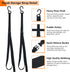 Kayak Storage Strap System with Adjustable Wall Mount Straps for 1 or 2 Kayaks