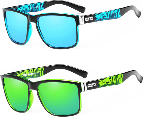 Polarized Sports Sunglasses for Men - Cycling, Running, Fishing, Golf Fashion Sun Glasses