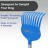 Bearbark Dog Scratcher, Extendable Long Reach Grooming Tool for Dogs, Cats, Pigs, Horses, Fun Itch Relief