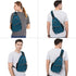 MOSISO Sling Backpack, Multipurpose Crossbody Shoulder Bag, Travel Hiking Daypack