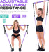 Pilates Bar Kit with Resistance Bands - Multifunctional Pilates Bar for Women & Men, Heavy-Duty Metal Adjustment Buckle.