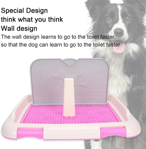 KIMISS Dog Toilet Indoor Puppy Training Toilet Cat Potty Fence Dog Scheduled Urination Potty Tray
