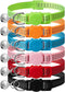 Upgraded 6 Pack Reflective Cat Collars with Bell - Breakaway Adjustable Kitten Collar for Girl & Boy Cats