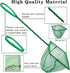 5 Pack Multi-Size Fine Quick Fish Catch Nets, Nylon Fishing Mesh Nets with Long Plastic Handle for Fish Tank