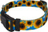Country Brook Petz Deluxe Dog Collar, Vibrant Floral Collection for Durability, Comfort & Style, Sunflowers, Medium