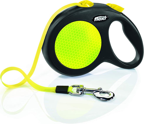 Flexi New Neon Retractable Lead Large Tape 5M, Neon