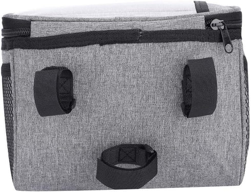 ycle Handlebar Bag, Frame Phone Pouch, Bike Front Tube Saddle Bag with Reflective Stripe for Mountain Cycling