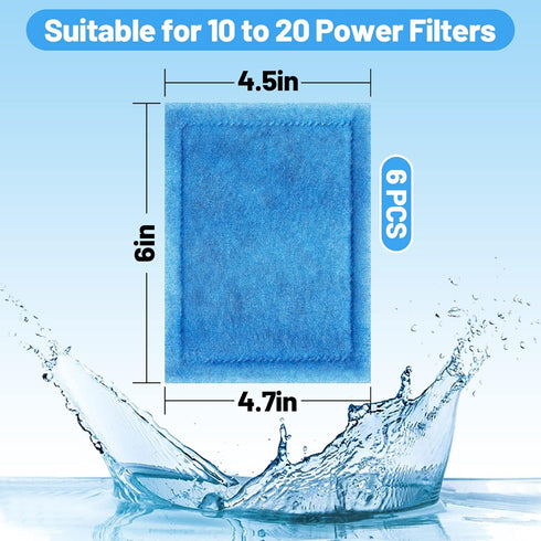 MEWTOGO 10-20 Gallon Aquarium Filter Replacement | EZ-Change #2 Cartridge for AquaTech Power Filters