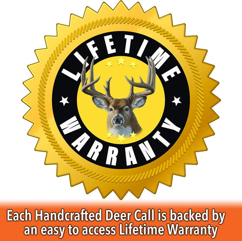 Nationwide Scents Deer Grunt Call and Rattle Bag Combo - Durable All-Weather Hunting Calls for Whitetail