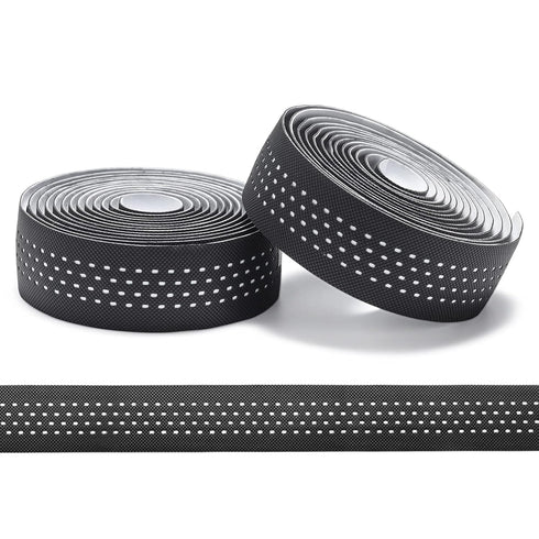 ROCKBROS Bike Handlebar Tape - Grip Tape Wrap for Road Bike, Bicycle Handlebar Grip Tape, White