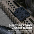 Monstrum M-LOK 45 Degree Offset Scout Light Mount Picatinny Rail, Compatible with Surefire M300/M600 Series