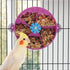 Hypeety Bird Parrot Foraging Toy, Creative Seed Food Ball Rotate Wheel for Parrot, Parakeet & Cockatiel