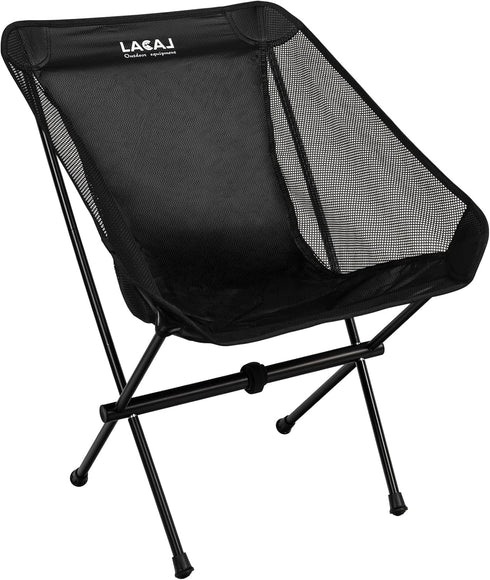Ultra-Light Folding Camping Chair - 1.5 lbs All-Aluminum Frame, Lightweight Rip-Stop Fabric, Compact Storage