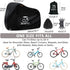 1 2 210D High-Density Bike Cover Waterproof Outdoor for or Bikes, Lightweight Durable Bicycle Cover for Outside