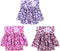 CuteBone Female Dog Diapers with Skirts 3 Pack Reusable Puppy Dresses Pants