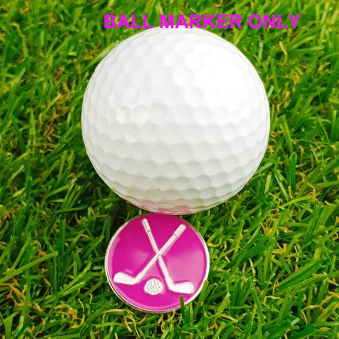 Value Sets Golf Ball Markers with Hat Clips for Men Women, Removable Attaches Easily, Premium Gifts