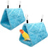 2Pcs Bird Tent Plush Hammock, Warm Hut Hanging Nest for Cage, Snuggle Sleeping Bed for Parrots