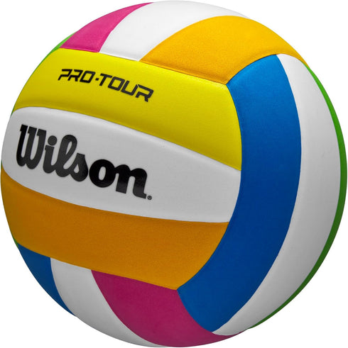 Wilson Pro Tour Indoor Volleyball - Official Size & Multicolor