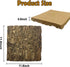 Tfwadmx 2Pcs Terrarium Cork Bark Background, 11.8"x11.8" Thickened Reptile Tank Tree Backdrop Wall Decor for Lizard,