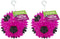 Gnawsome 3.5” Squeak & Light Soccer Ball Dog Toy, Medium Size, Cleans Teeth and Promotes Dental Health