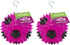 Gnawsome 3.5” Squeak & Light Soccer Ball Dog Toy, Medium Size, Cleans Teeth and Promotes Dental Health