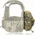 Tactical MOLLE Hydration Pack for 2L Water Bladder, Lightweight Nylon for Hiking, Running, Biking, Climbing