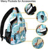 MOSISO Sling Backpack, Flamingo Travel Hiking Daypack, Rope Crossbody Shoulder Bag
