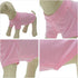 Lovelonglong Pet Clothing - Dog Costumes Basic Blank T-Shirt Tee for Small Dogs, Pink L