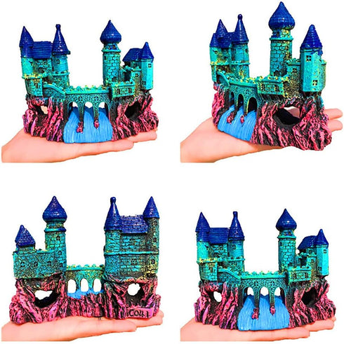 Eco-Friendly Resin Castle Aquarium Ornament - Fish Tank Supplies Accessories, Mythical Magic Castle Decoration