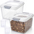 Acellegic 2 Pack Airtight Dog Food Storage Container Pet Dog Cat Food Storage