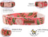 Elegant Dog Collar with Bow, Cotton & Webbing, Adjustable Bowtie Collar for Small Medium Large Dogs
