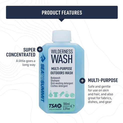 Summit Sea to Wilderness Wash Liquid Camp Soap
