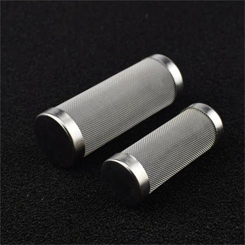 baoauh 10pcs Aquarium Stainless Steel Mesh Filter Guard Fish Tank Filter Stainless Steel Inlet Case Mesh Shrimp Nets