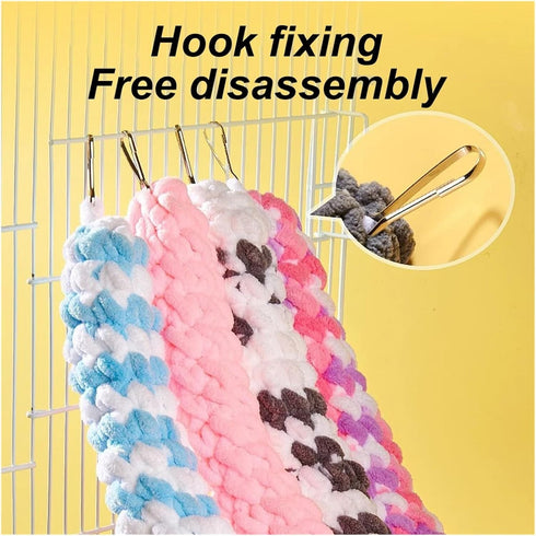 Genrico 60cm Parrot Climbing Rope Hamster Swing Toy Guinea Pig Hanging Braided Bird Chew Sugar Glider Cockatiel Pet