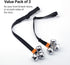 SVD.PET 2-Pack Puppy Bell Doorbells: Adjustable Dog Bells for Potty Training, Attach to Doorknob or Anywhere Near The