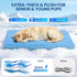 InVarme 36" 20": Summer 46-80 lbs Orthopedic Dog Cooling Mat x Extra-Thick Self-Cooling with Removable Memory Foam