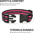 Mile High Life Reflective Dog Collar - Nylon Pet Collars with Buckle, Light Weight, Pink for Large Dogs (Pink, L)