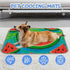 imiBBWQu Summer 27" 22" Cooling Dog Bed Watermelon Pet Cooling Mat Replacement Cover Washable Pads Dog Bed Color