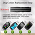 Replacement Collar for Shock Collar Replacement Strap Dog Training Bark Collar Replacement Collar Strap Reflective Adjustable Nylon Collar Strap E Collar Receiver Collar