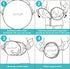 29" 3 4 5 6 7 8 9 10 11 12 BooTaa Large Dart Board for Kids, Kids Dart Board with Sticky Balls, Boys Toys, Indoor/Sport